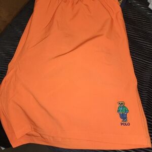 Classic Orange Athletic Skort with Embroidered Logo